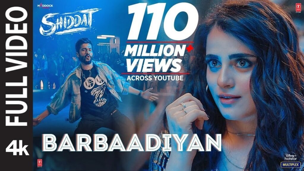 Barbaadiyan Lyrics song cover artwork by Sachet Tandon | Nikhita Gandhi | Madhubanti Bagchi | Sachin-Jigar